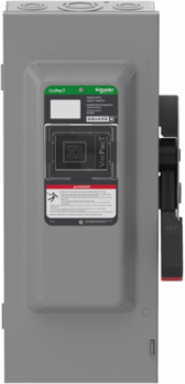 Heavy Duty Safety Switch, 100A, 3 Pole, NEMA 1, 240V, Fused