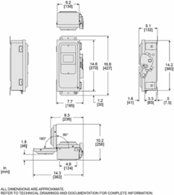 Heavy Duty Safety Switch 600V 30A 3-Pole NEMA 12
