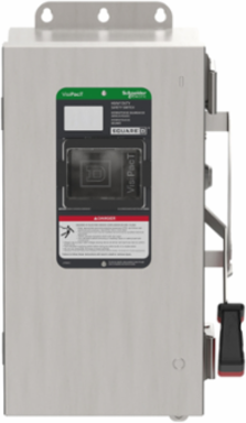 Heavy Duty Safety Switch, 600V, 60A, 3-Pole, NEMA 4X, Fused
