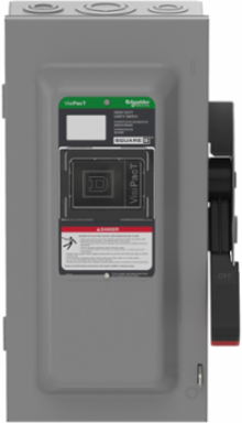 Heavy Duty Fused Safety Switch, 600V, 60A, 3 Pole, NEMA 1, 18.184 Inch Height