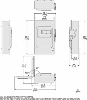 Heavy Duty Safety Switch 600V 200A 3-Pole NEMA 3R