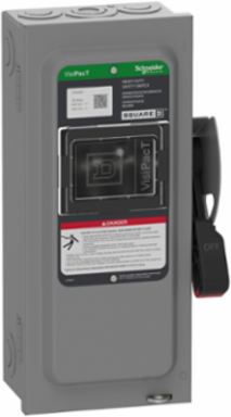 Heavy Duty Safety Switch 600V 30A 3-Pole NEMA 1 14.57 Inch Height