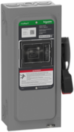 Heavy Duty Safety Switch, 600V, 30A, 3 Pole, NEMA 1, 14.57 Inch Height