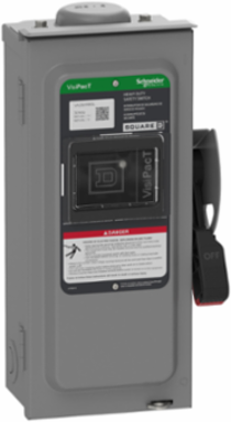 Heavy Duty Safety Switch 600V 30A 3 Pole NEMA 3R with Ground Lugs