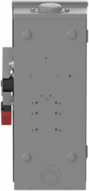 Heavy Duty Safety Switch, 3 Pole, 600V, 100A, NEMA 3R, 9.08 Inch Width