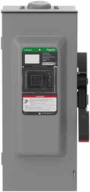 Heavy Duty Safety Switch, 3 Pole, 600V, 100A, NEMA 3R, 9.08 Inch Width