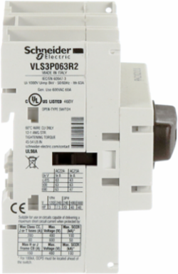TeSys VLS Disconnect Switch 60A 3P DIN Rail Mount 40HP 50kA SCCR