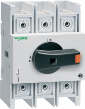 TeSys VLS Disconnect Switch 125A, 60HP, DIN Rail Mount, 3P