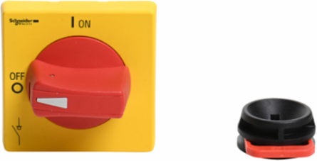 TeSys VLS Rotary Disconnect Switch, 65x65mm, IP65 Rated, Red Handle