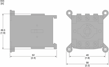 TeSys Mini-Vario Switch Body, 3 Poles, 12A, IP20, Compact Size