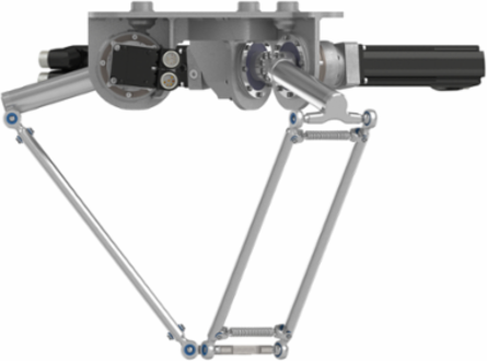 Delta 3 robot; P0; 3 to 5 axis; 10 kg permissible load; 0 to 400 mm working envelop