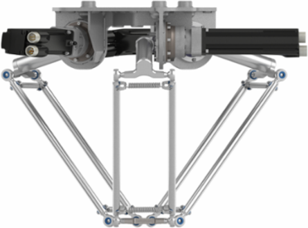 Delta 3 robot; P0; 3 to 5 axis; 10 kg permissible load; 0 to 400 mm working envelop