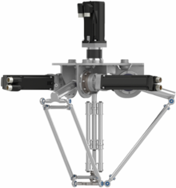 Delta 3 Robot 4-Axis 10 kg Load, 0-400 mm Travel, 27.6 kg