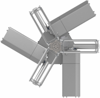Delta 3 robot; P2; 3 to 4 axis; 15 kg permissible load; 0 to 800 mm working envelop