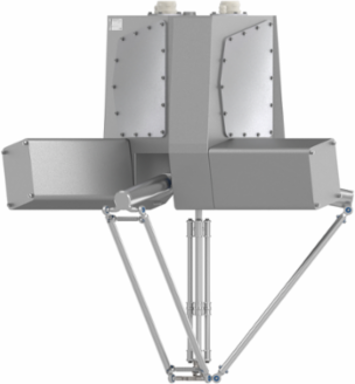 Delta 3 robot; P2; 3 to 4 axis; 15 kg permissible load; 0 to 800 mm working envelop