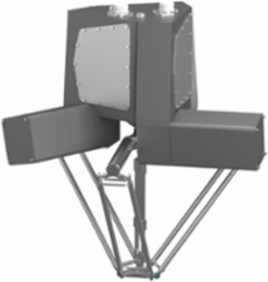Delta 3 robot; P2; 3 to 4 axis; 15 kg permissible load; 0 to 800 mm working envelop