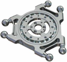 Stainless Steel Parallel Plate with Bearing, Compatible with PacDrive 3