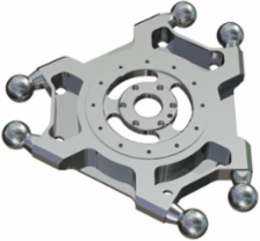 ric VRKP4 Parallel Plate with Ball Pins, 1 Plate, Compatible with PacDrive 3