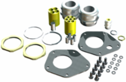 Cable Bushing Set with Lids & Fasteners, Compatible with PacDrive 3