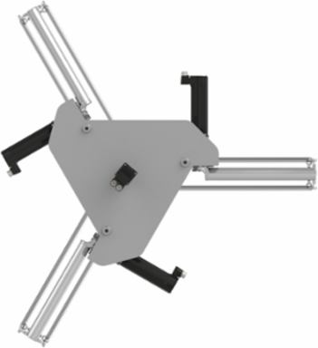 Delta 3 robot; P6; 3 to 4 axis; 10 kg permissible load(15 kg with restrictions); 0 to 1600 mm working envelop