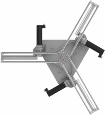 Delta 3 robot; P6; 3 to 4 axis; 10 kg permissible load(15 kg with restrictions); 0 to 1600 mm working envelop