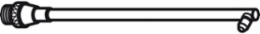 Nozzle type D6 90° - 1 piece