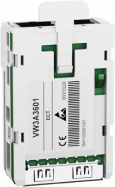 EtherCAT Communication Module, 100 Mbps, 2 RJ45 Connectors