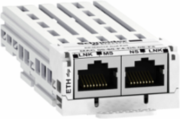 Ethernet/IP Modbus TCP Communication Module, 10/100Mbps, 2 RJ45 Connectors