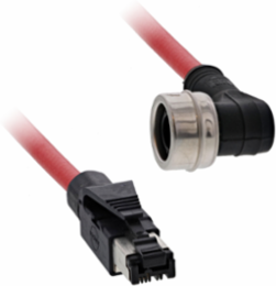 Sercos Cable 3 Meter with RJ45 & M12 Connectors for Lexium 62 ILM
