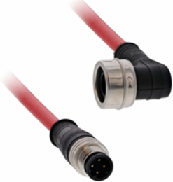 Sercos Cable 1 Meter for Lexium ILM 62 Drives, M12 Connectors