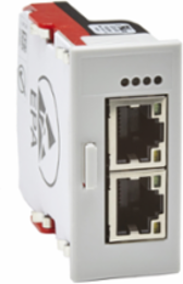 EtherNet/IP Network Module with 2 RJ45 Connectors, IP20 Rated
