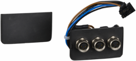 M8 Female Insert, 3 Pins for 3 I/O Signals, 0.038 kg