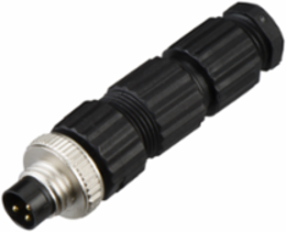 M8 Connector Kit for 3 I/O Signals, 3 Pins, 0.041 kg