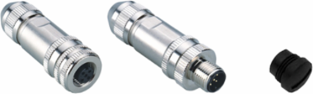 Connector Kit for CANopen/RS485 - 1 Male, 1 Female M12, PVC Free