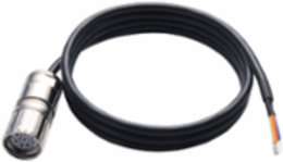 3 Meter Power Cordset, M23 Connector, 4x2.5mm² Cable