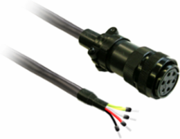 Power Cable 3 Meter Shielded 4x AWG 16 MIL Connector