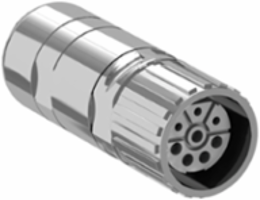 M23 Industrial Connector for Power Cordsets, 1.5 or 2.5 mm², Set of 5