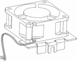 Cooling Fan for Altivar Process Drives, 17.2x23.6x7.1 Inch, IP55, 22kW