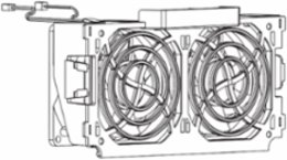 Altivar 340/600/900 Cooling Fan Kit, 0.52 kg, Compatible with 7.5-22 kW Drives