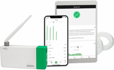 Wiser Energy Monitoring Unit with 2 CTs, 5.4 Inch Width, IPx0 Protection