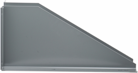 Transformer Wall Mount Bracket for 17D/17E/17H Enclosures, 10.12 x 2.38 x 21.62 Inch, Grey Painted Steel