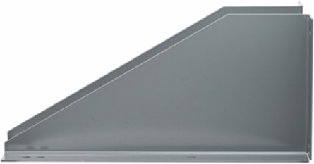 Transformer Wall Mount Bracket for 17D/17E/17H Enclosures, 10.12 x 2.38 x 21.62 Inch, Grey Painted Steel