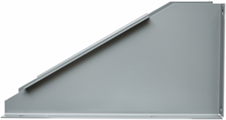Wall Mount Bracket for Transformers, 13.25 Inch Height, 2.38 Inch Width, Grey Steel