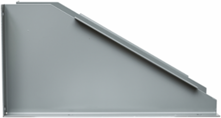 Wall Mount Bracket for Transformers, 13.25 Inch Height, 2.38 Inch Width, Grey Steel