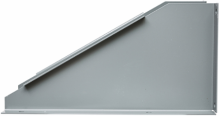 Wall Mount Bracket for Transformers, 13.25 Inch Height, 2.38 Inch Width, Grey Steel