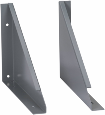 Wall Mount Bracket for Transformers, 13.25 Inch Height, 2.38 Inch Width, Grey Steel