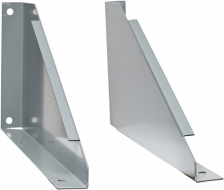 Wall Mount Bracket for Transformers, 13.25 Inch Height, 2.38 Inch Width, Grey Steel