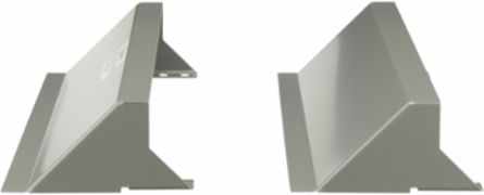 Weathershield Kit for Box 17D/17H/18D/18H, 6.2 Inch Height, Grey Painted Steel
