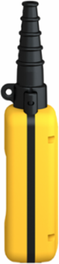 Harmony XAC Empty Pendant Control Station, Yellow, 2 Cut-Outs, IP65, IK08