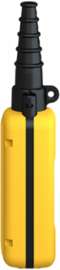 Harmony XAC Empty Pendant Control Station, Yellow, 2 Cut-Outs, IP65, IK08